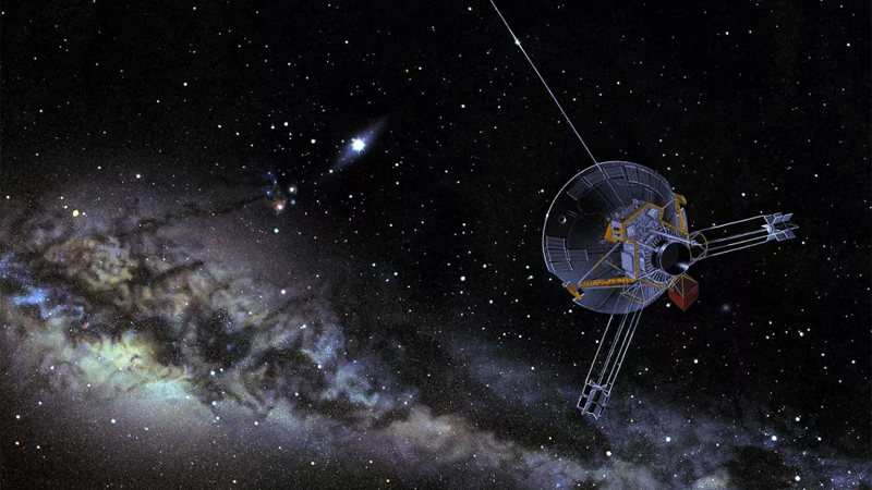 Voyager 1 became the first human-made instrument to cross into interstellar space
