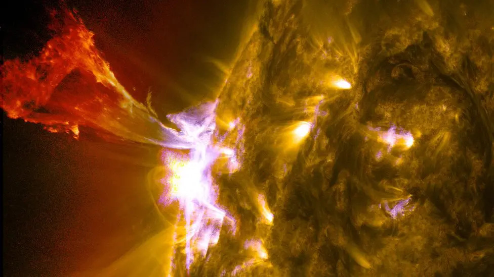 Flares such as the ones this week are expected as the Sun reaches a peak of activity during its 11-year cycle. The Sun is predicted to reach this high, known as solar maximum, this year. 